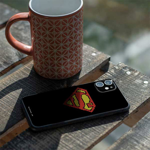DC Comics Superman Logo Pixels iPhone 11 Skin